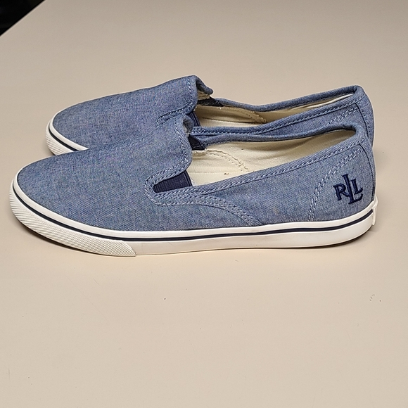 Lauren Ralph Lauren Janis denim loafer size 6 - Picture 3 of 9